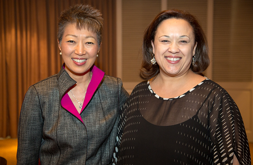 NEA Chairman Jane Chu, left, and NASAA President and Louisiana Office of Cultural Development Assistant Secretary Pam Breaux