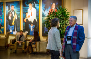 The InterContinental New Orleans Hotel offered artful space for one-on-one meetings.