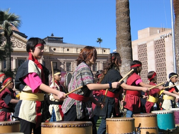 Taiko Drummers at the Arizona Arts Congress