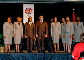 Assembly 2008 overflowed with artists at every turn, headlined by guest performers the Fisk Jubilee Singers at Thursday's opening session. 