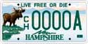 New Hampshire license plate