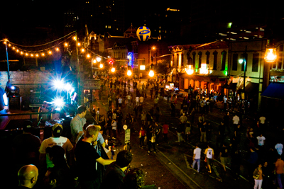 Photo of Austin's famous nightlife destination