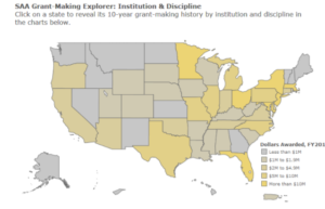 NSAAA Grant-Making Explorer Map