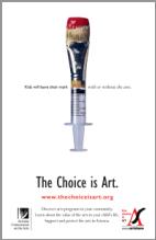 The Choice is Art poster