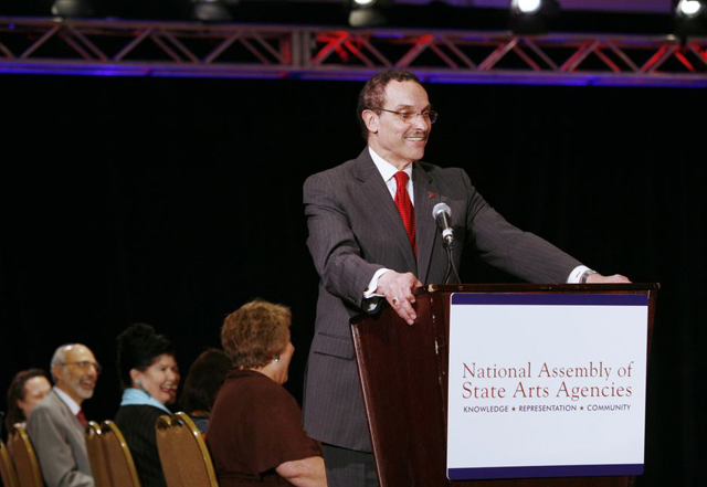 Washington, D.C., Mayor Vincent Gray addressed participants at the Opening Session. - Photo by Eddie Arrossi