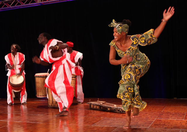 KanKouran West African Dance Company performed for a spellbound audience. - Photo by Eddie Arrossi