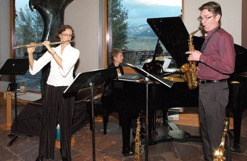The Verismo Trio provided a mix of chamber music and modern selections.