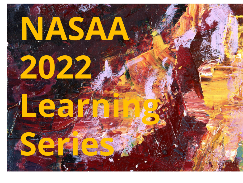 Banner for NASAA 2022 Learning Series