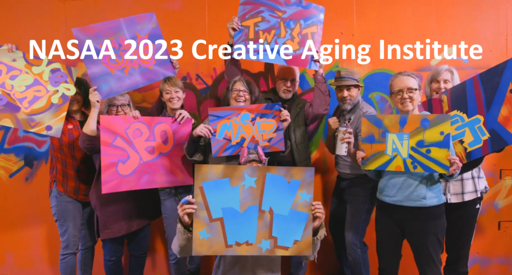 Banner for 2023 Creative Aging Institute