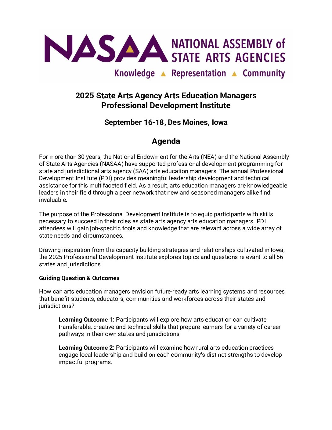 PDI Final Agenda