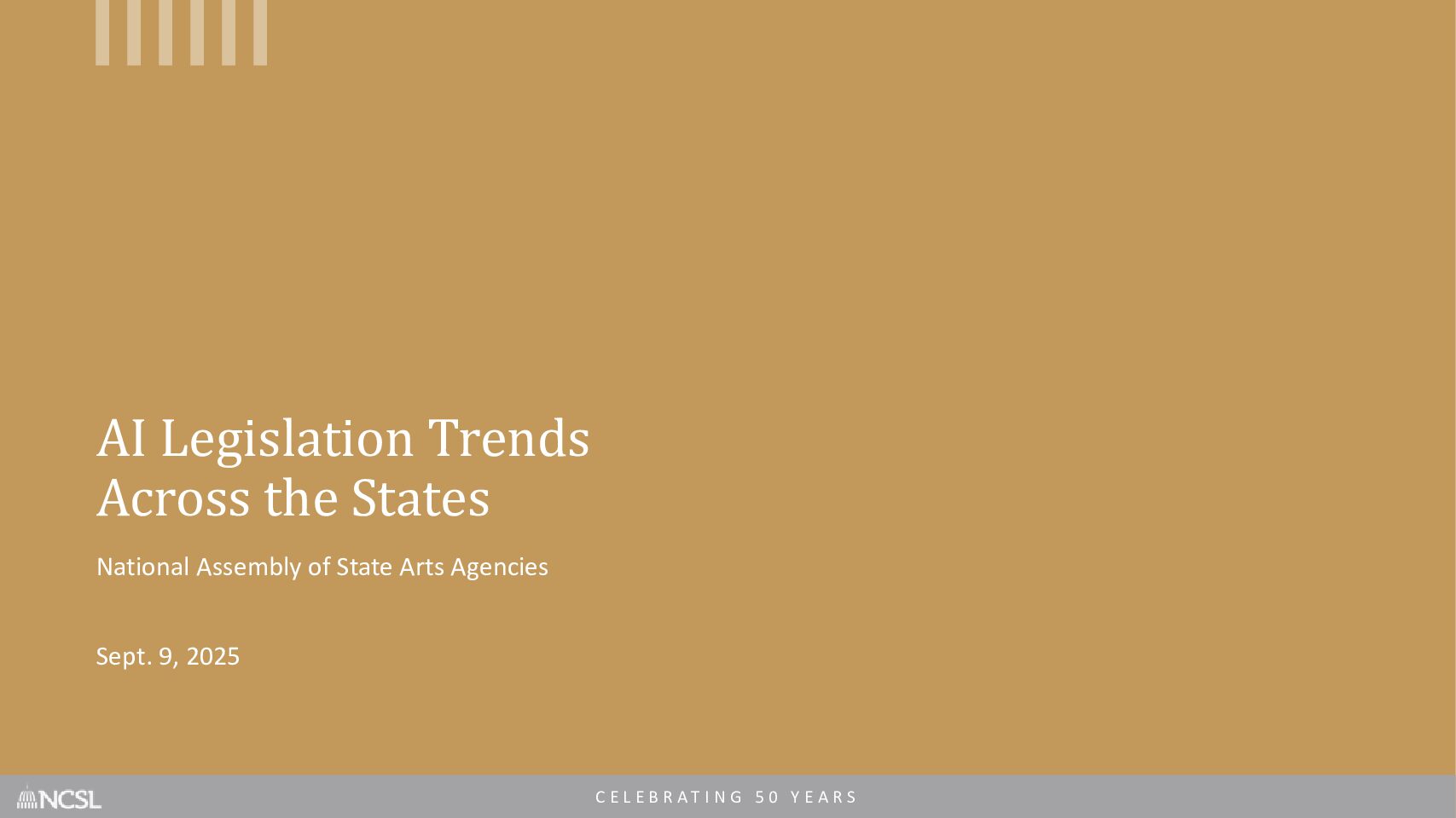 September 2025 AI Presentation NASAA_NCSL
