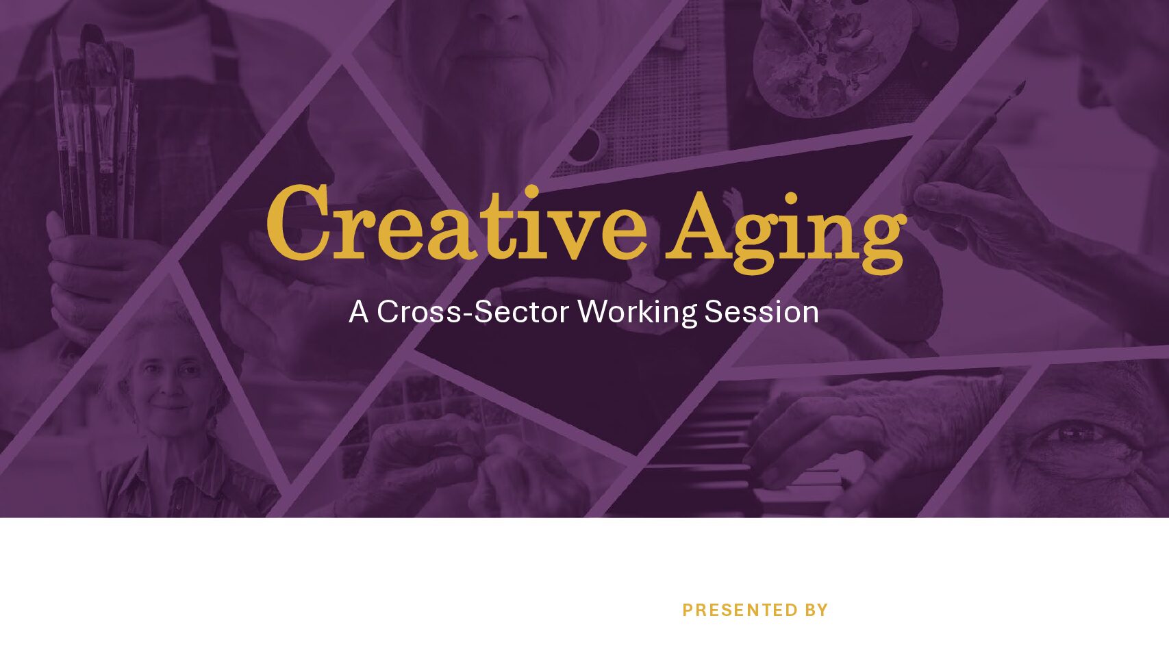 Vital & Vibrant-A Cross-Sector Working Session on Advancing Creative Aging