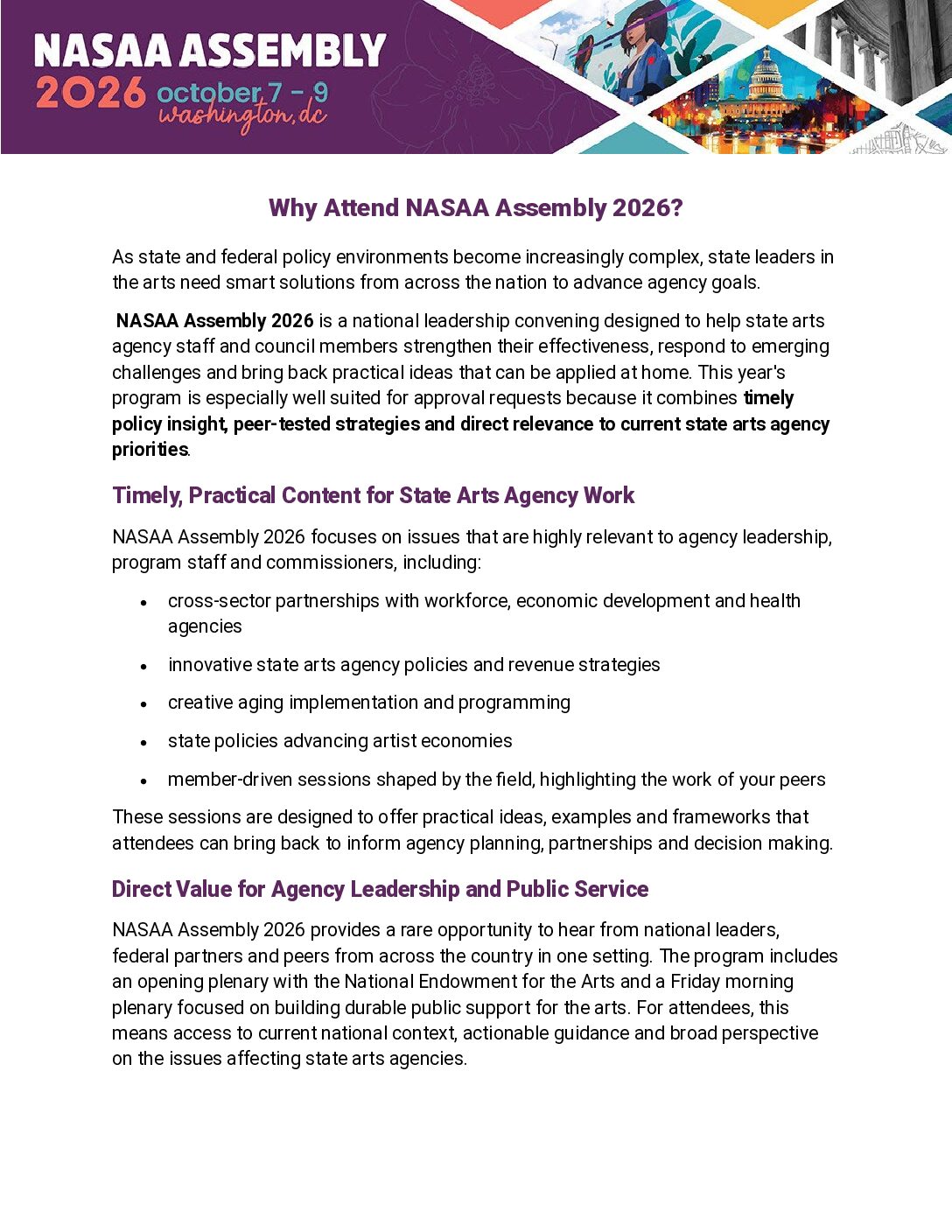 Why Attend NASAA Assembly 2026-2