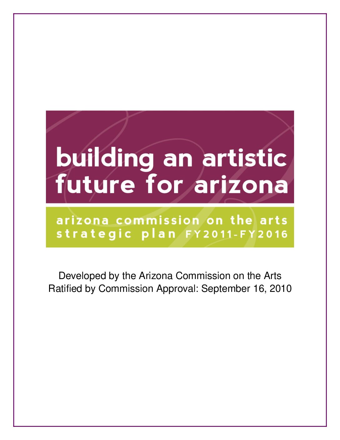 AZ_2011-16 Strategic Plan